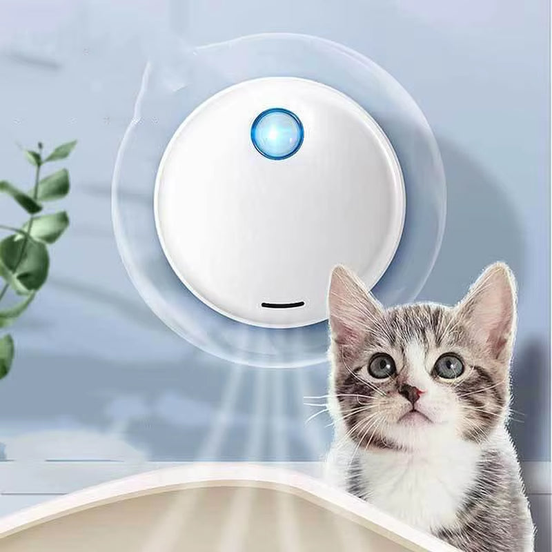 Automatic Dog Cat Pet Remover Odor from Cat Litter Eliminator Electric Fresh Air Deodorizer Smart Sensor with LED Breath Health