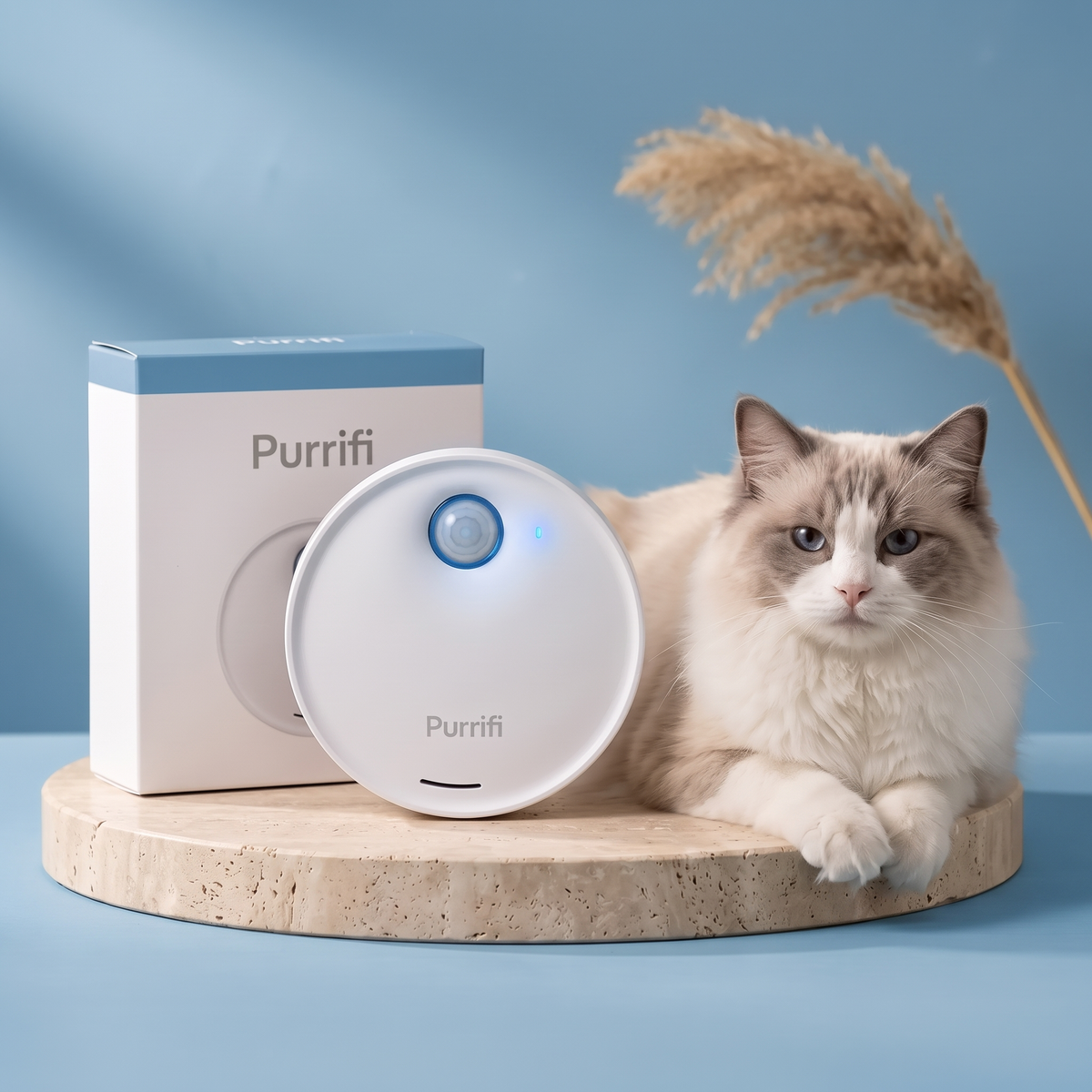 Automatic Dog Cat Pet Remover Odor from Cat Litter Eliminator Electric Fresh Air Deodorizer Smart Sensor with LED Breath Health